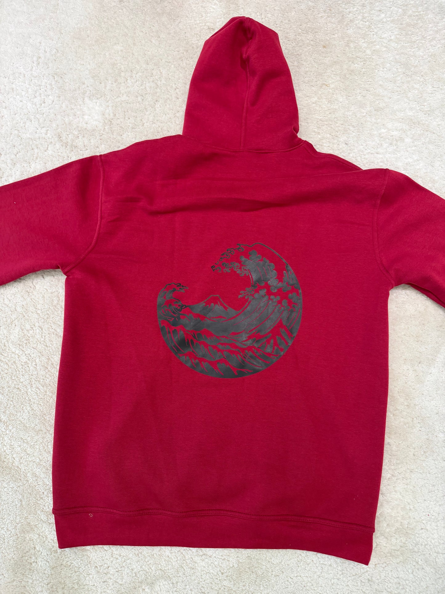 Maroon hoodie mens