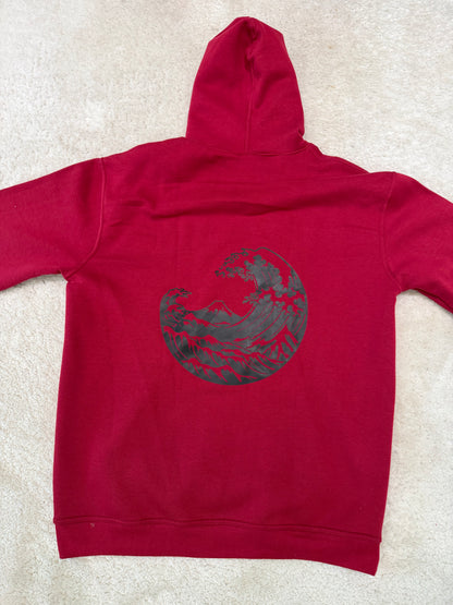 Maroon hoodie mens